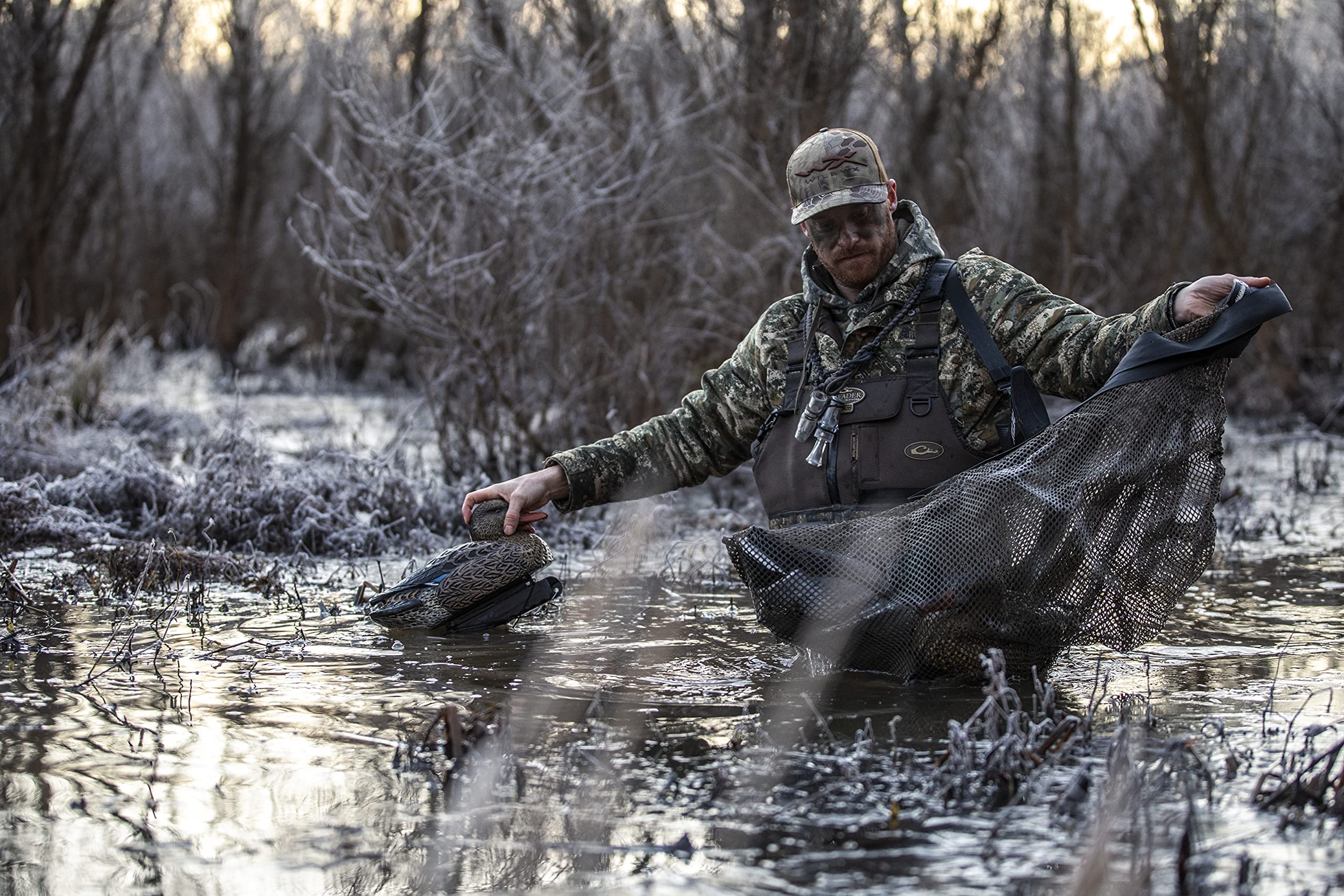 Cupped Waterfowl hunting gear branding on lanyard