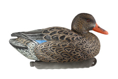 Cupped Waterfowl decoy made of heavy-duty plastic for durability in long seasons.