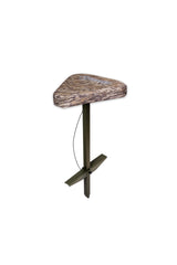 Cupped Waterfowl hunting seat showing the carrying strap for easy transport