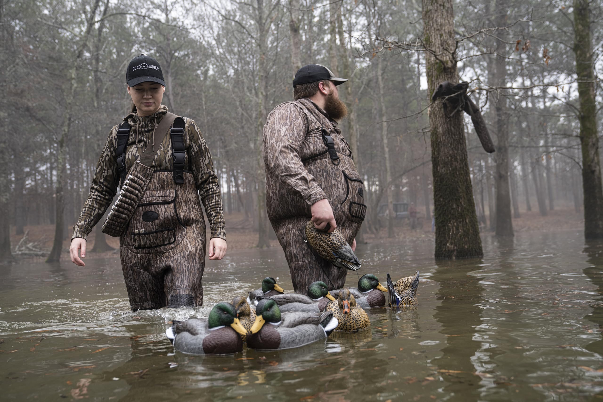 Cupped Waterfowl hunting set designed by guides for successful morning hunts.
