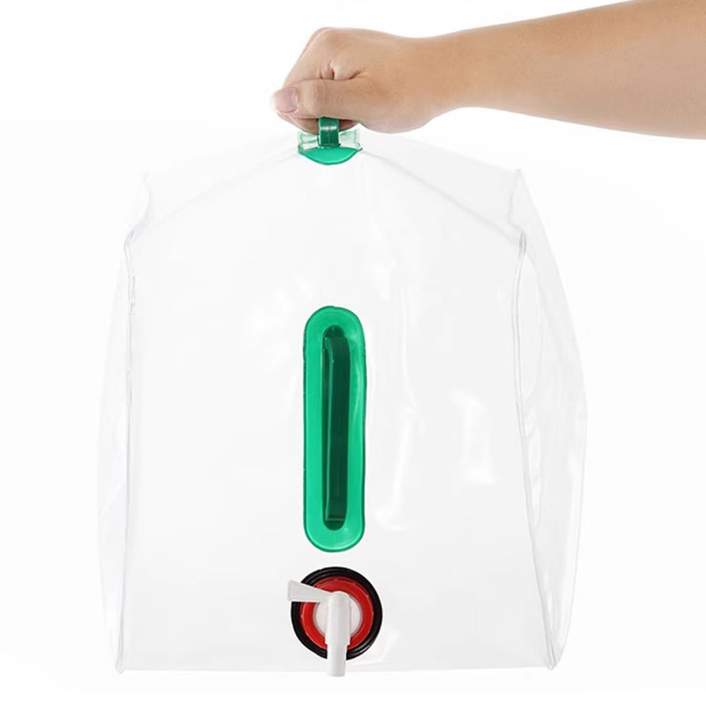 CurcKua clear 10L PVC jug keeps water visible and ready