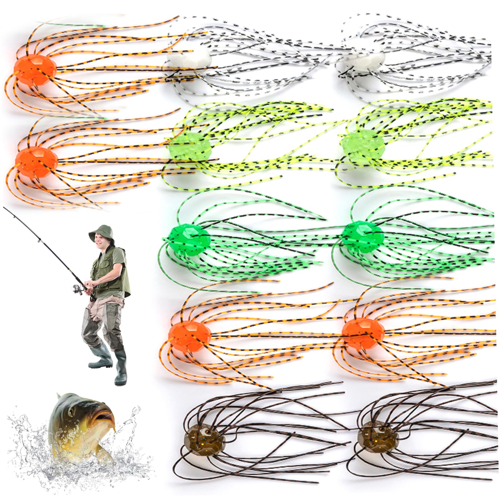 CurcKua dice design lure adds unpredictable motion to attract curious bass