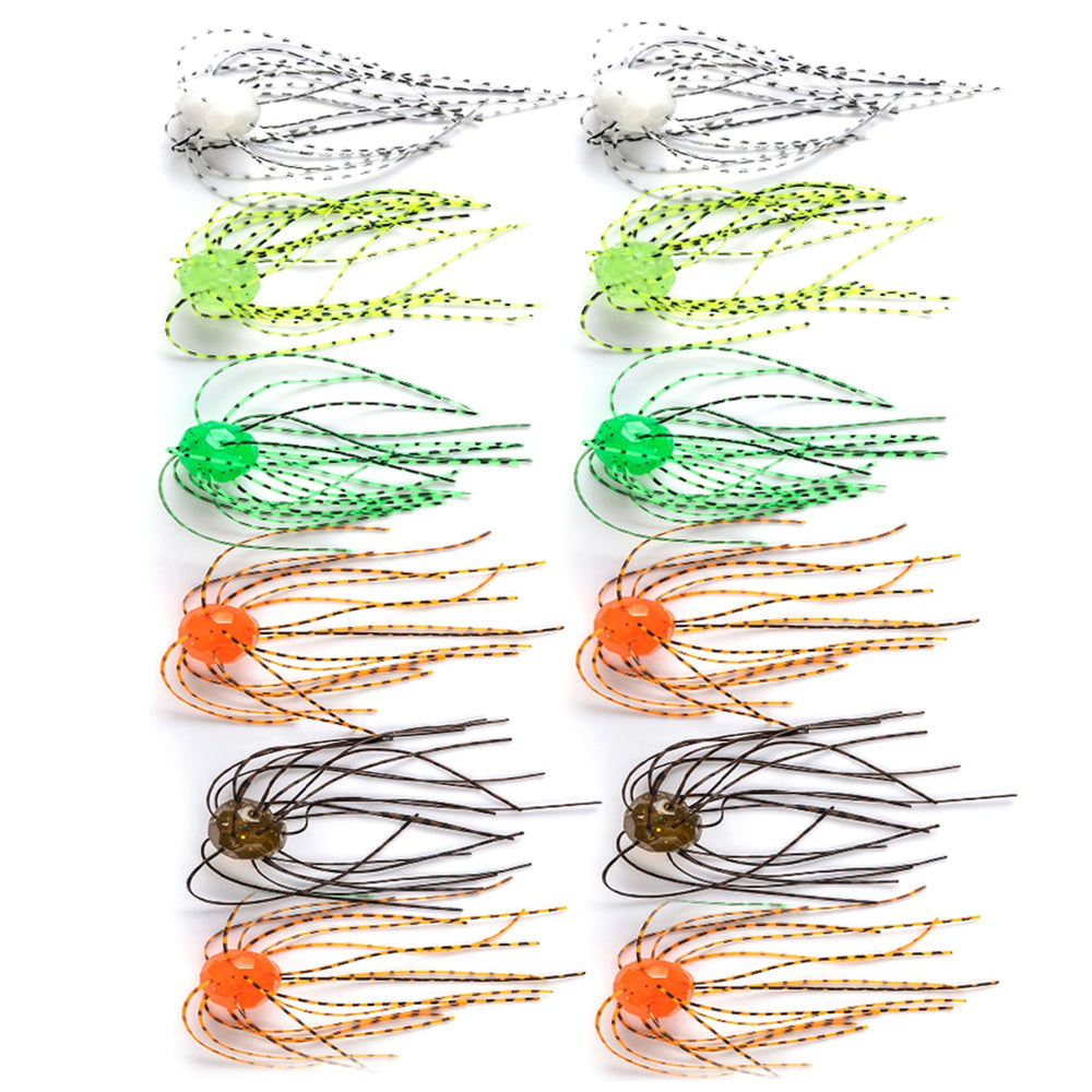CurcKua dice-shaped lure with tentacles boosts underwater action for bass fishing