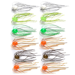 CurcKua dice-shaped lure with tentacles attracting bass in various water conditions.