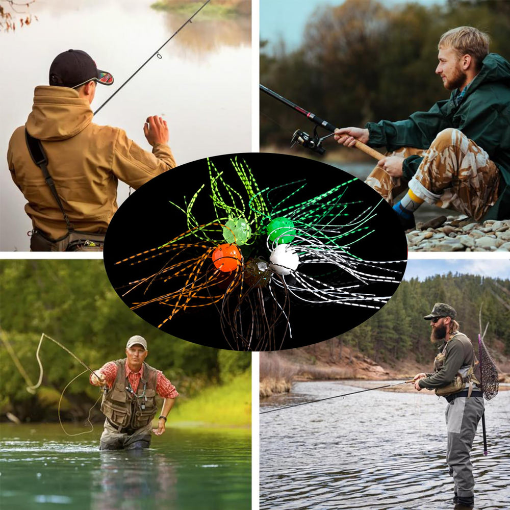 CurcKua mixed-color fishing lures for versatile visibility in sunny, cloudy, or muddy water