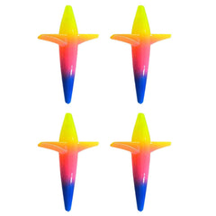 CurcKua rainbow bird-shaped lure for ice jigging improves visibility in cold water.