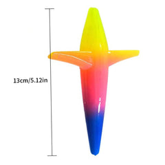 CurcKua rainbow bird teaser aids trolling with bright color for attracting big tuna.