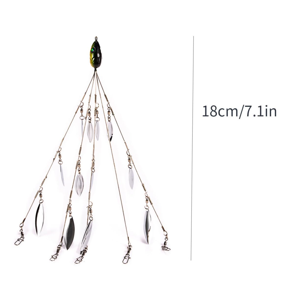 CurcKua umbrella rig assembly diagram for easy setup