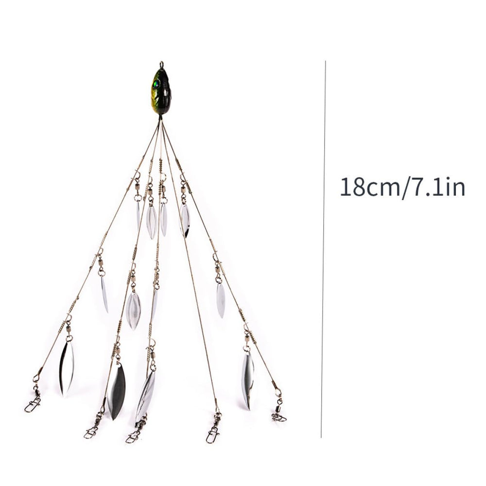 CurcKua umbrella rig assembly diagram for easy setup