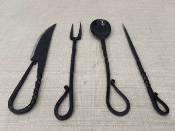 Cutlery Set Food stick ready for medieval-inspired dining on camping trips.