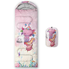 CVHOUSE axolotl sleeping bag outer cover shows waterproof fabric for reliable outdoor protection.