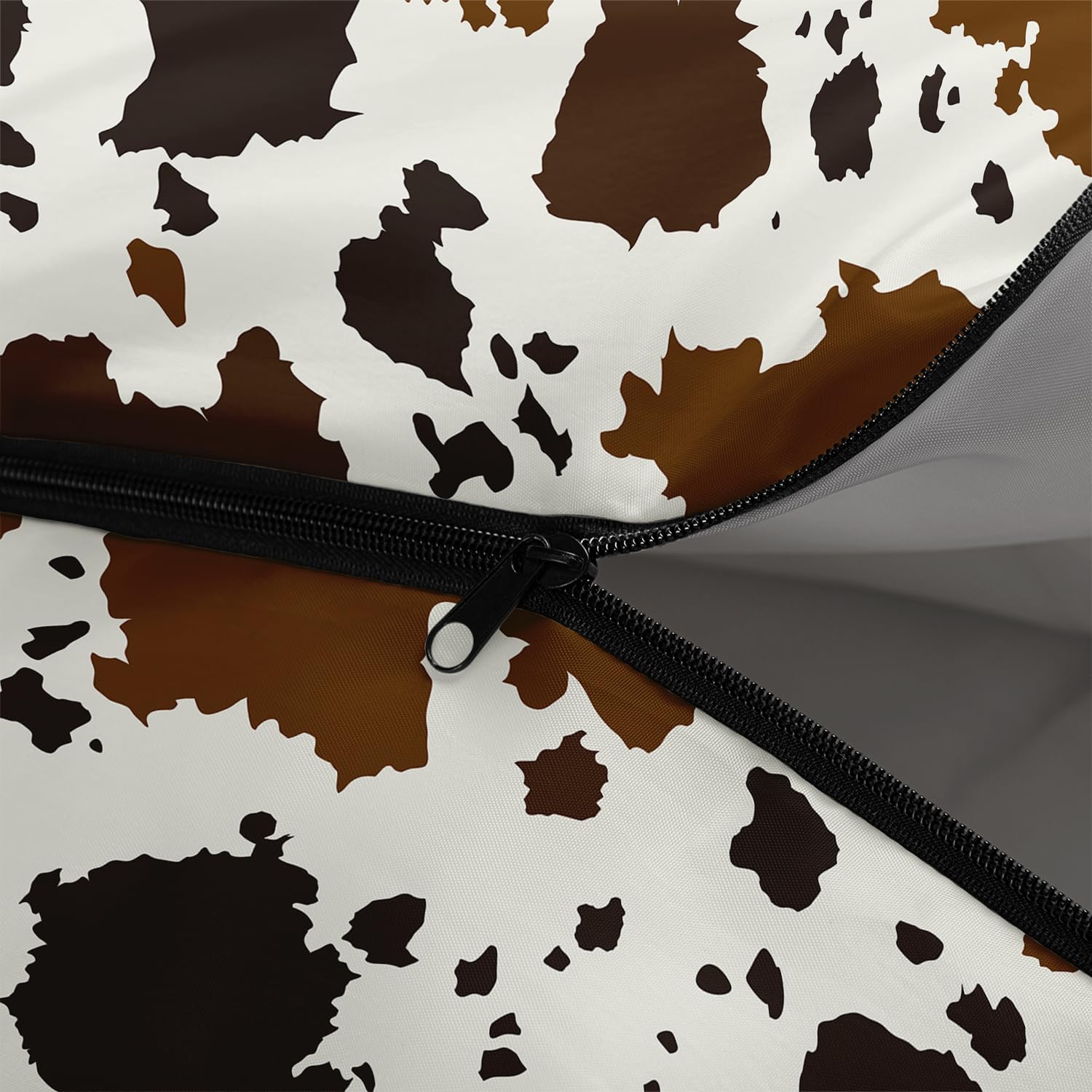 CVHOUSE Brown Cow Sleeping Bag size 31x90 inches fits adults and kids.