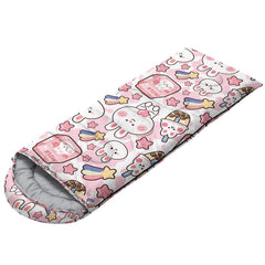 CVHOUSE Kawaii Rabbit sleeping bag 31x90 inch size fits adults and kids