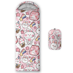 CVHOUSE Kawaii Rabbit sleeping bag waterproof shell for outdoor protection