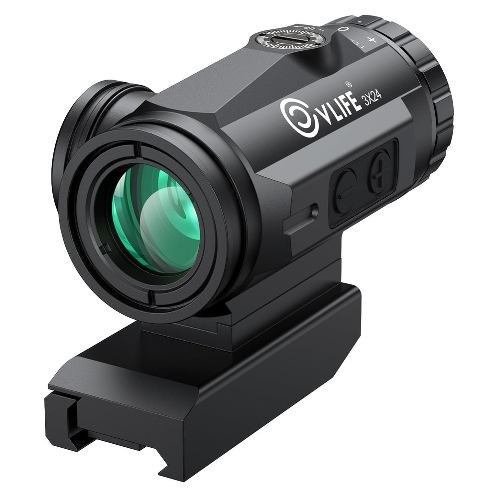 CVLIFE 3X Compact Prism Scope main view shows wide field for quick targeting