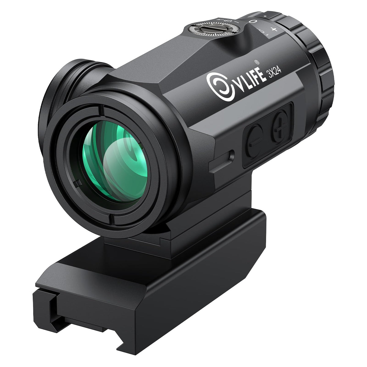 CVLIFE 3X Compact Prism Scope main view shows wide field for quick targeting