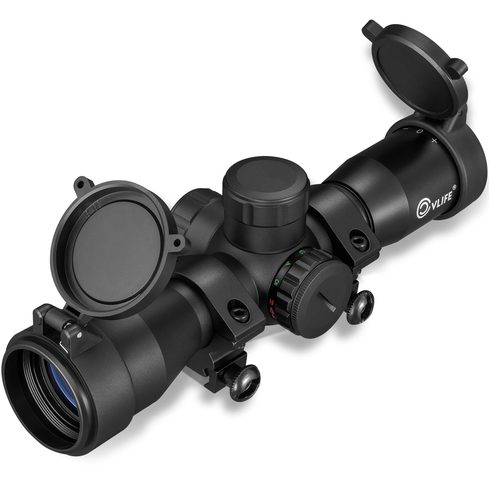 CVLIFE 4x32 crossbow scope includes 20mm mounts for quick mounting.