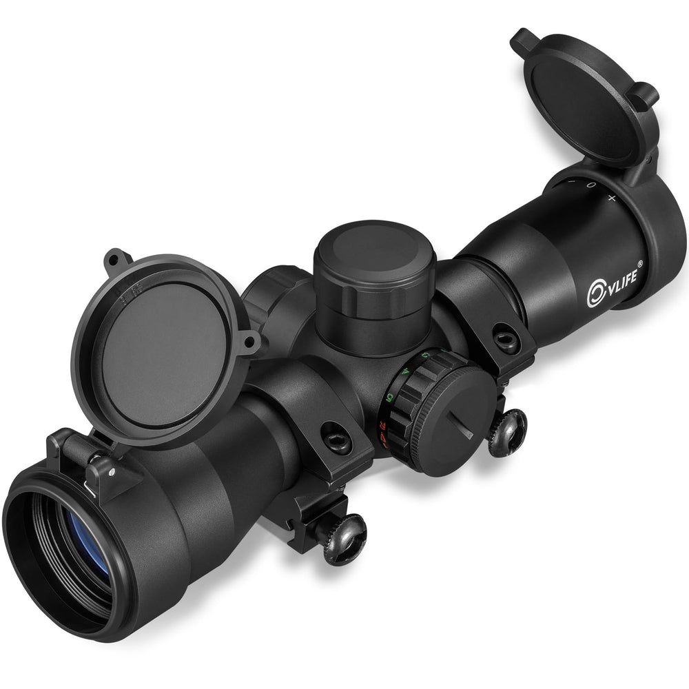 CVLIFE 4x32 crossbow scope includes 20mm mounts for quick mounting.