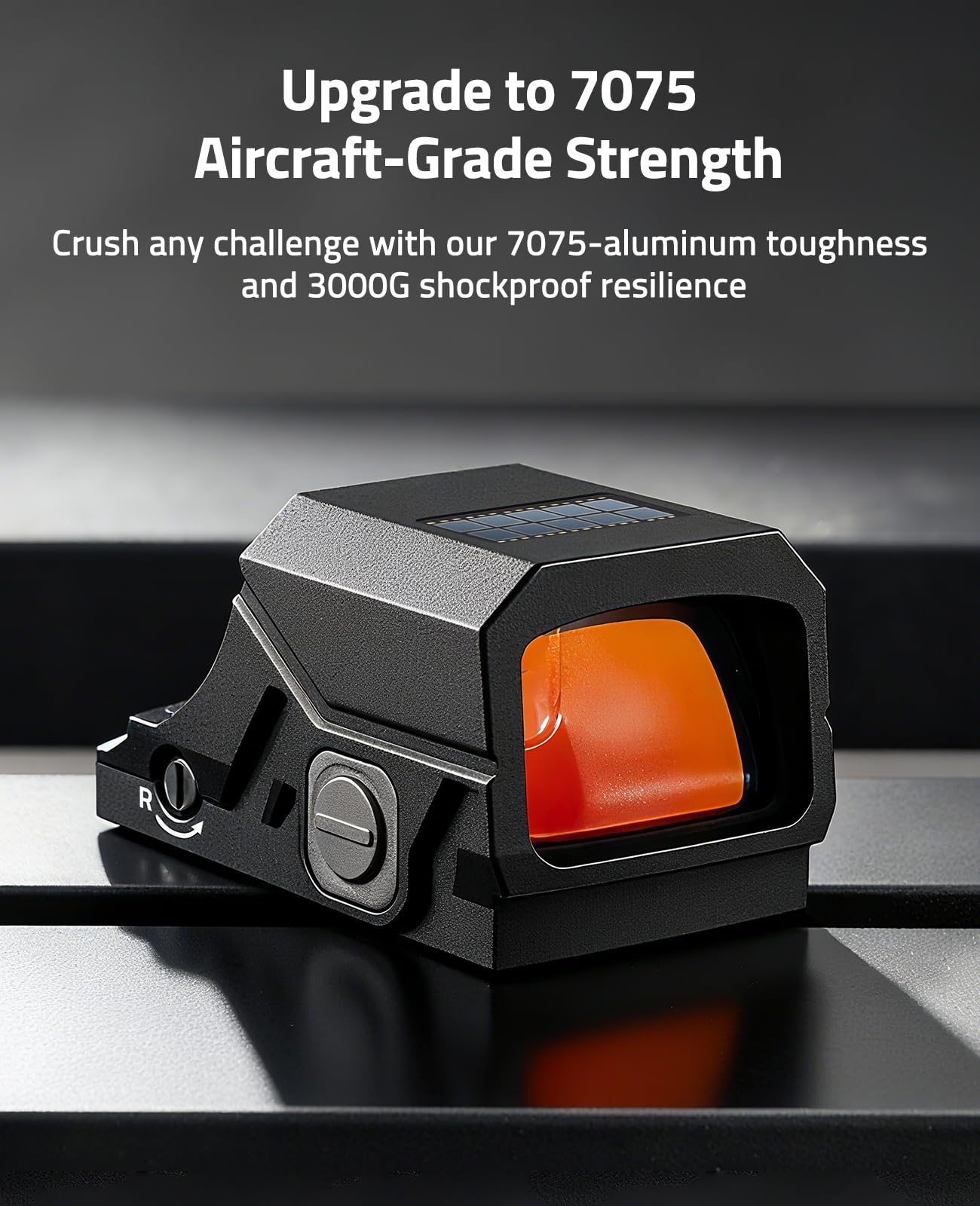 CVLIFE aspherical-lens-red-dot-sight provides clear, distortion-free viewing.