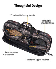 CVLIFE bow case arrow pocket keeps tips safe during transit