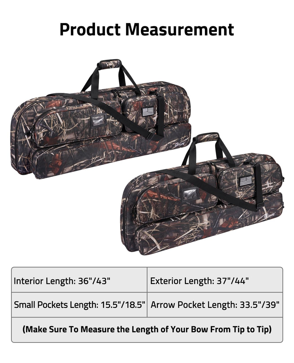 CVLIFE bow case tear-resistant fabric withstands rough travel