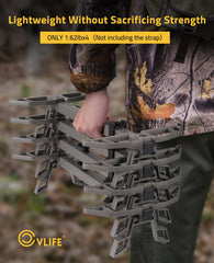 CVLIFE anti-slip serrated design gives secure footing during ascent.