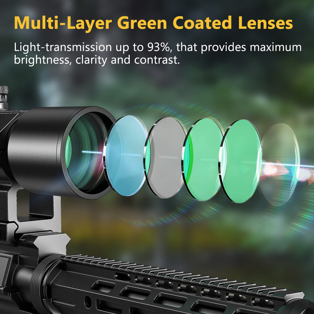 CVLIFE crossbow scope magnification ring enables quick target zoom changes.
