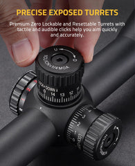 CVLIFE EagleFeather front parallax adjustment for precise focus at different ranges