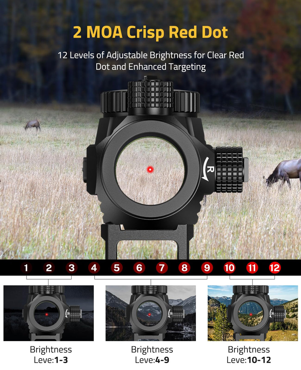 CVLIFE FoxSpook 12 brightness levels adapt to lighting conditions.