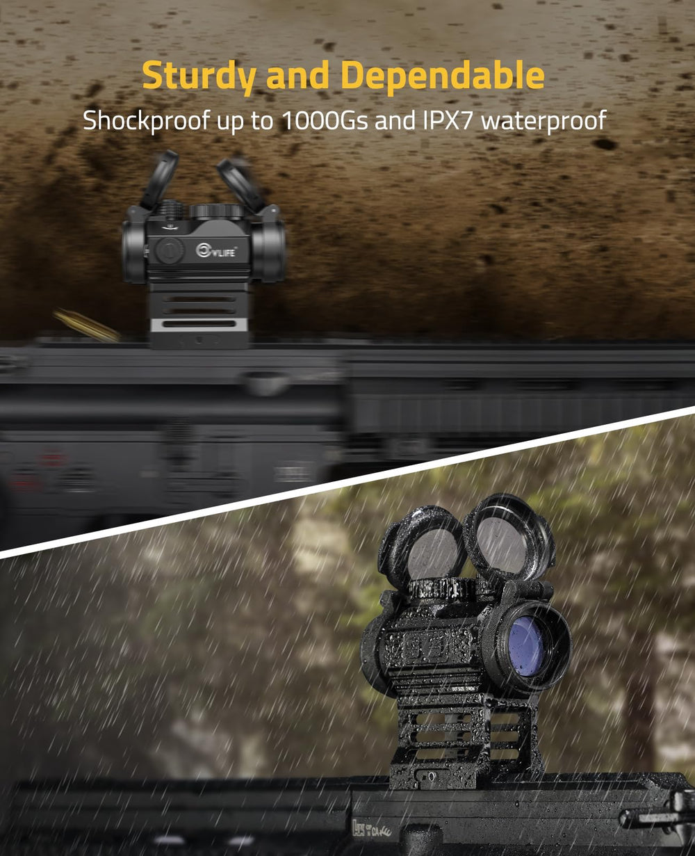 CVLIFE FoxSpook flip lens covers protect the lens for field readiness.