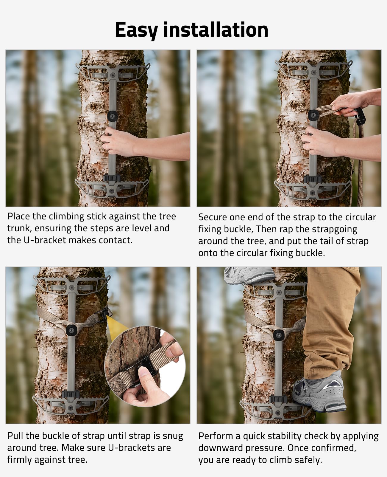 CVLIFE lightweight sticks emphasize small weight, aiding tactical adjustments on hunts.