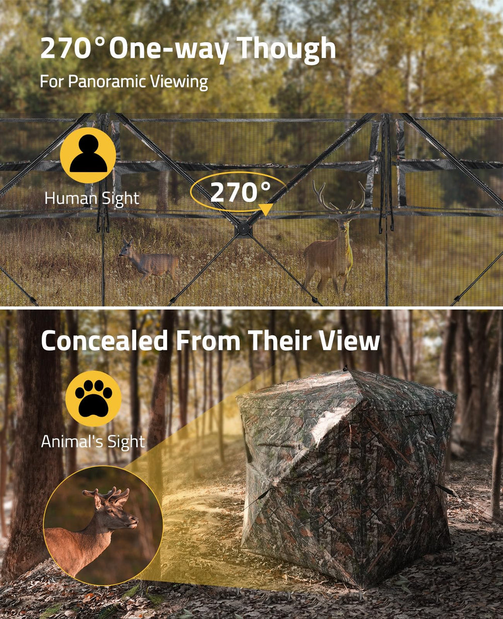 CVLIFE silent sliding windows enable quiet adjustments during shots.