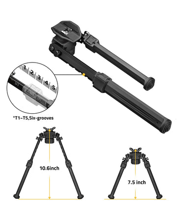 CVLIFE height range 7.5-10.6 inches showcased for adaptable shots
