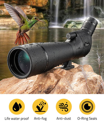 CVLIFE eyepiece shield protects optics from dust and damage.
