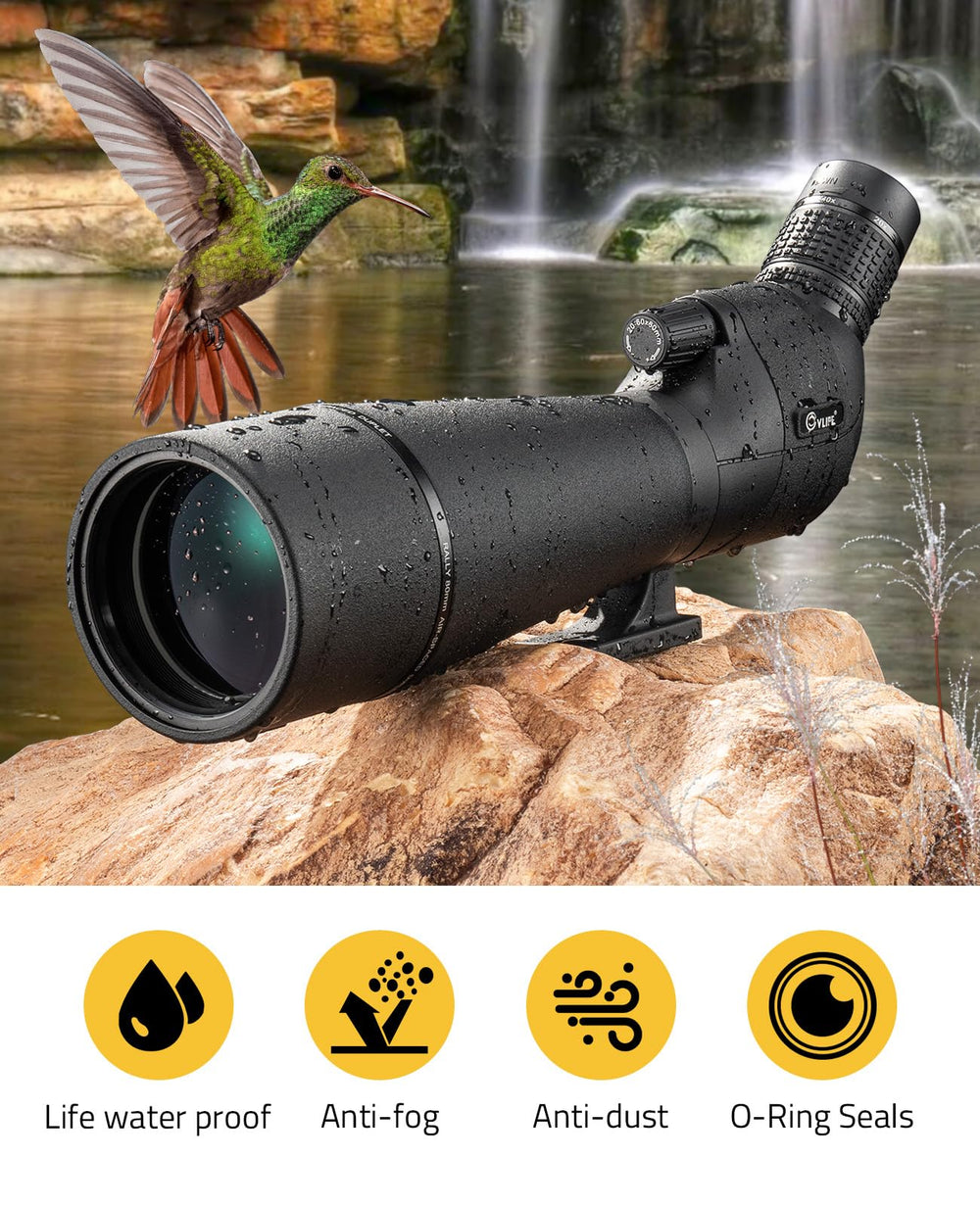 CVLIFE eyepiece shield protects optics from dust and damage.