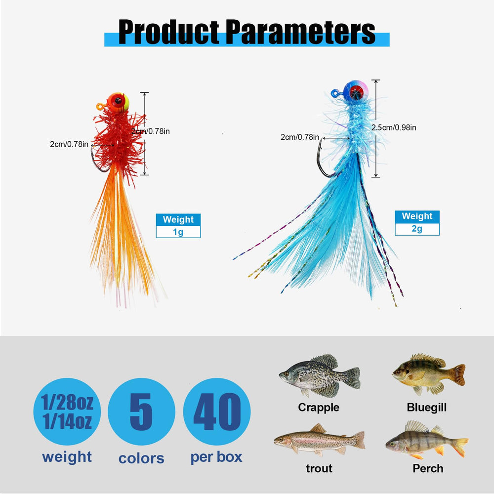 Crappie jig showcasing realistic movement and color variety
