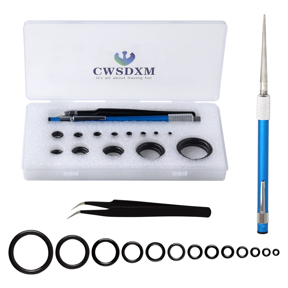 CWSDXM fish rod repair kit with ceramic eyelets and tools - view 1