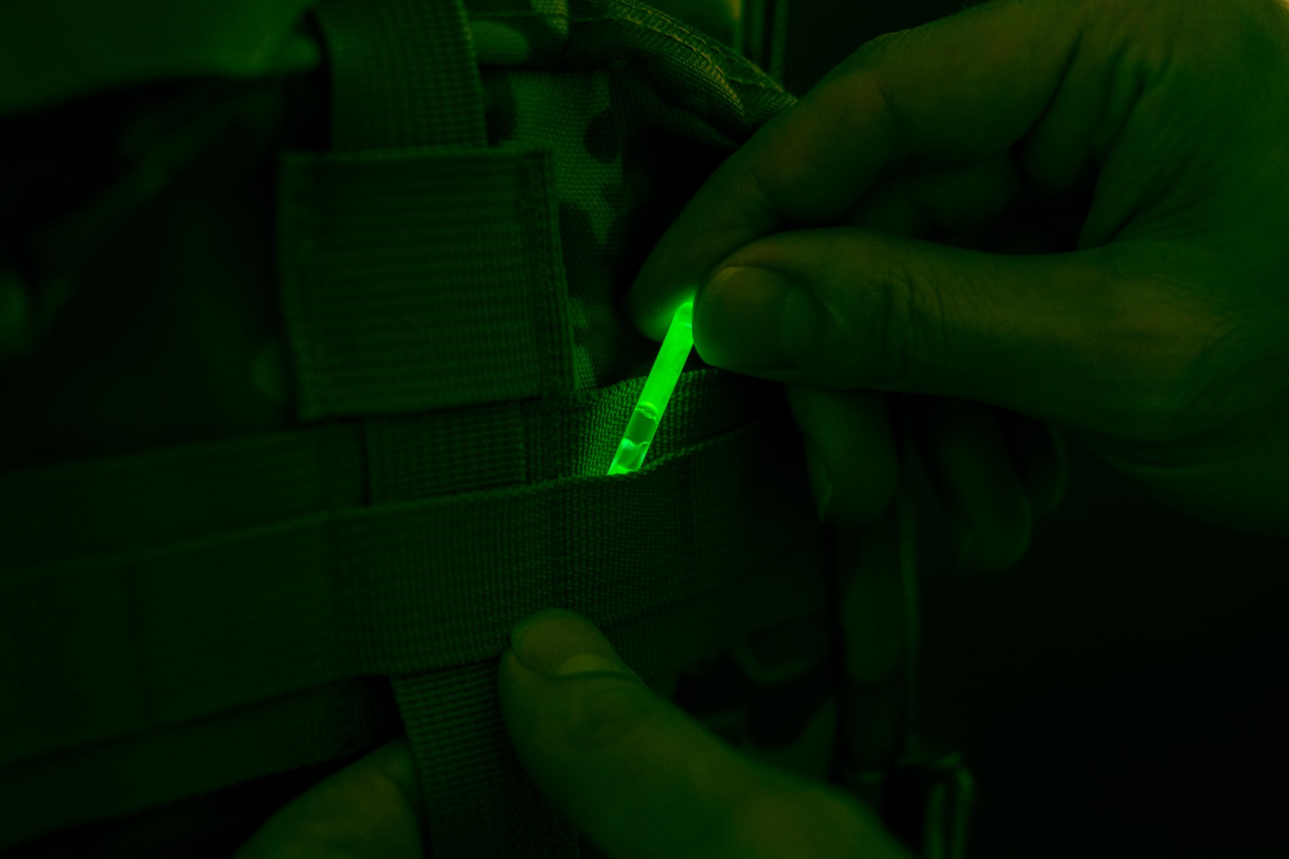 Cyalume ChemLight waterproof, non-flammable and non-toxic light source.