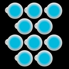 Cyalume LightShape blue circle marker offers up to 4 hours of bright illumination