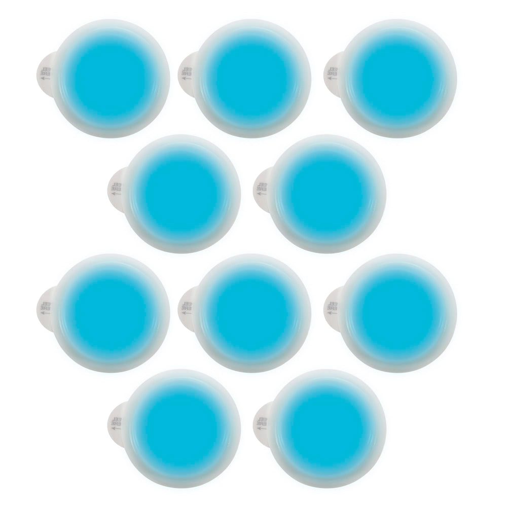 Cyalume LightShape blue marker with adhesive back for quick surface attachment