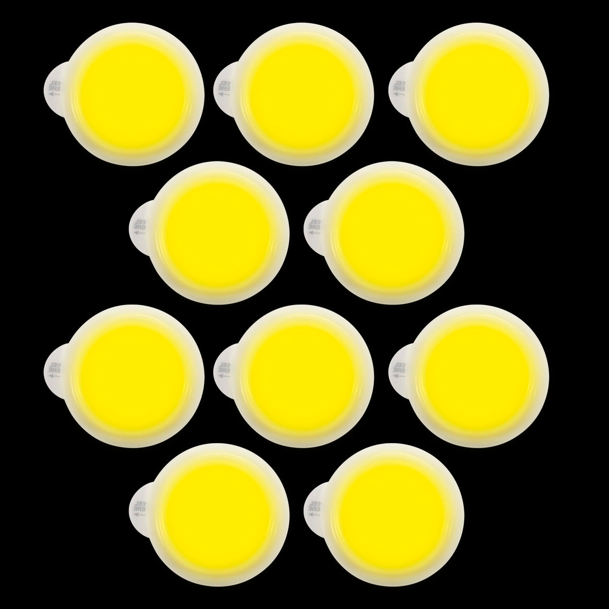 Cyalume LightShape circle marker yellow with up to 4 hours of visibility for signaling