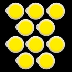 Cyalume LightShape circle marker yellow with up to 4 hours of visibility for signaling