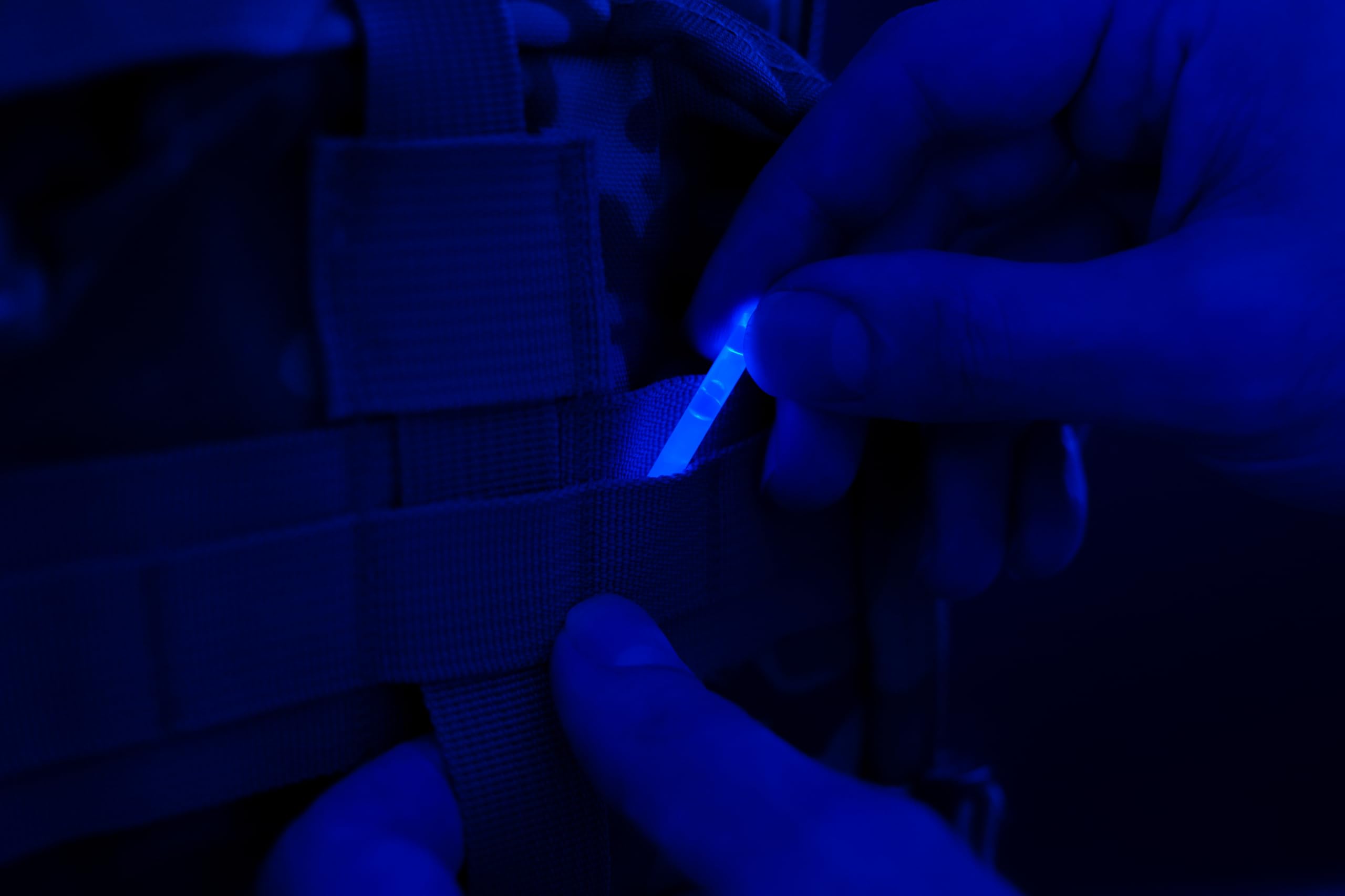 Cyalume Mini ChemLight blue compact sticks fit emergency kits.