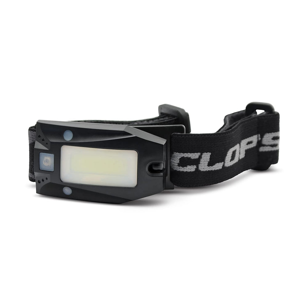 Cyclops 150-Lumen headlamp front view for reliable hands-free lighting on outdoor trails.