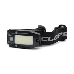 Cyclops 150-Lumen headlamp front view for reliable hands-free lighting on outdoor trails.