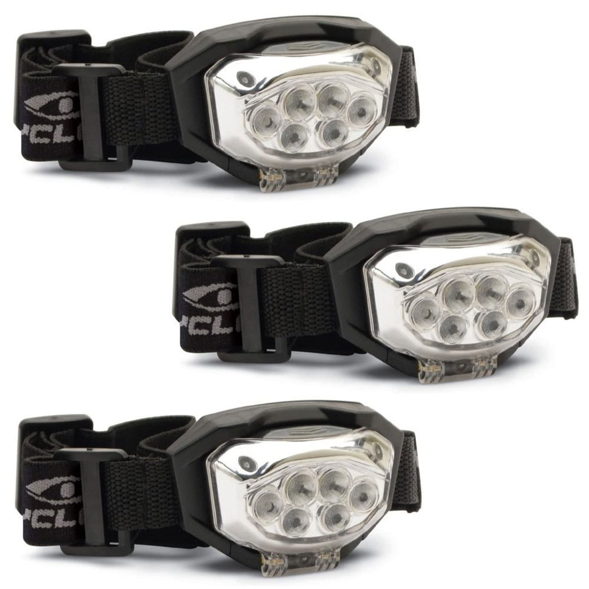 Cyclops Trio 300 headlamp front view enabling hands-free outdoor lighting.