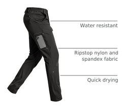 Cycorld pants elastic waistband offers comfortable fit during long hikes