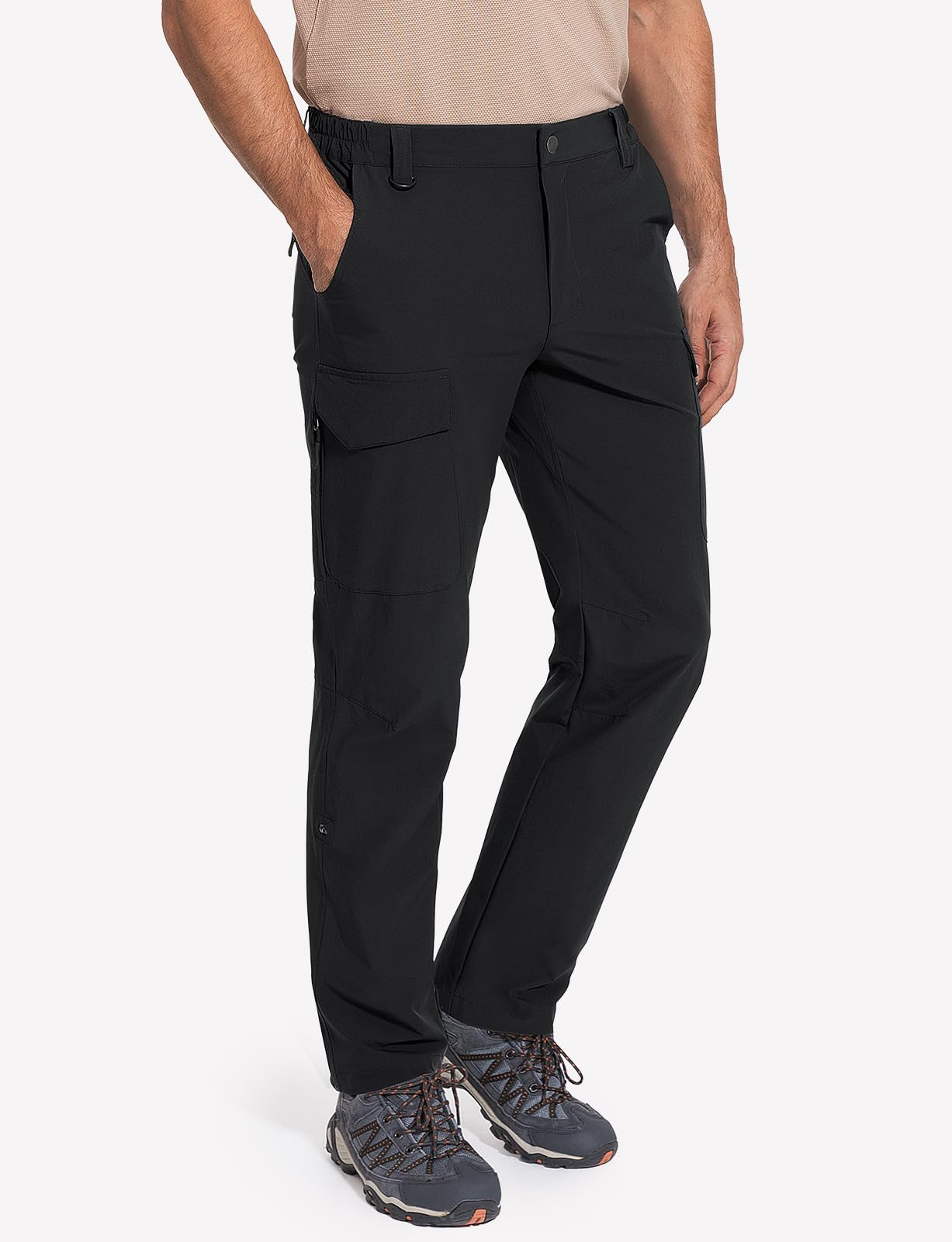 Cycorld phone-pocket zipper detail on hiking pants for valuables safety