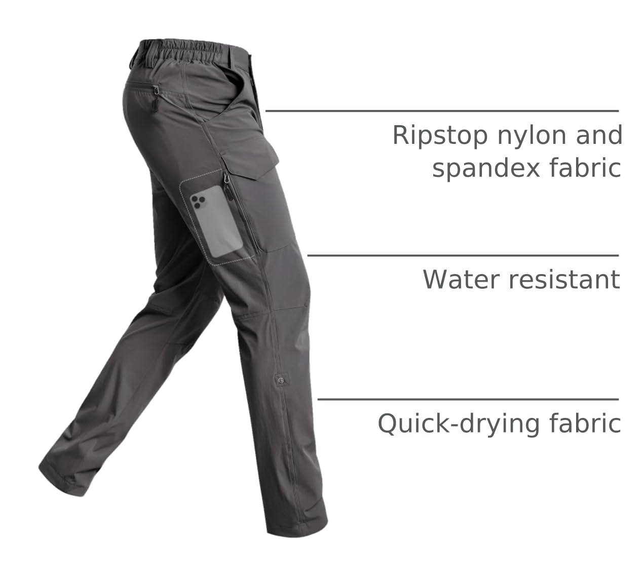 Cycorld rolled-cuff feature demonstrates adjustable length for varied terrains.