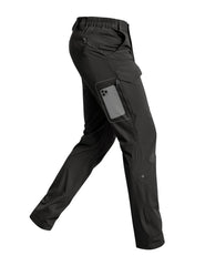 Cycorld men's hiking pants water-resistant fabric close-up showing durable ripstop material